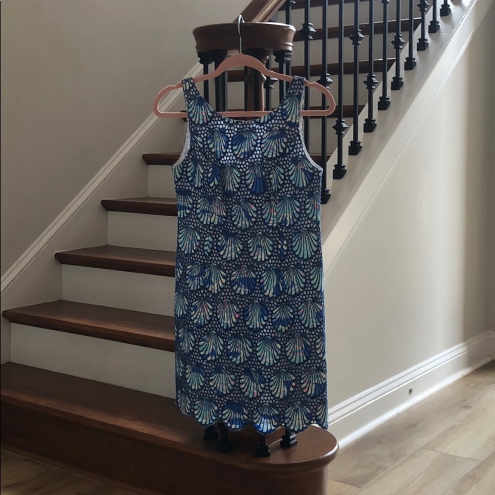 {Lilly Pulitzer} Shell Pattern Sleeveless Dress